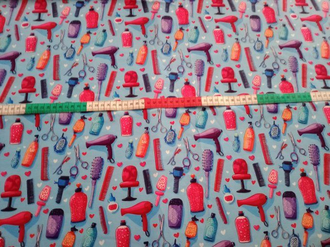 Coupon de tissu imprimé polyester souple doux motifs accessoires coiffure multicolores top qualité